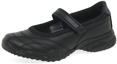 Skechers Velocity Pouty, Girl's Mary Jane, Black (Black Blk), 10.5 Child UK (28 EU)