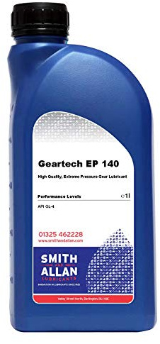 Smith & Allan EP140 Hypoid Gear Oil API GL4 GL-4 EP-140 1 Litre 1L