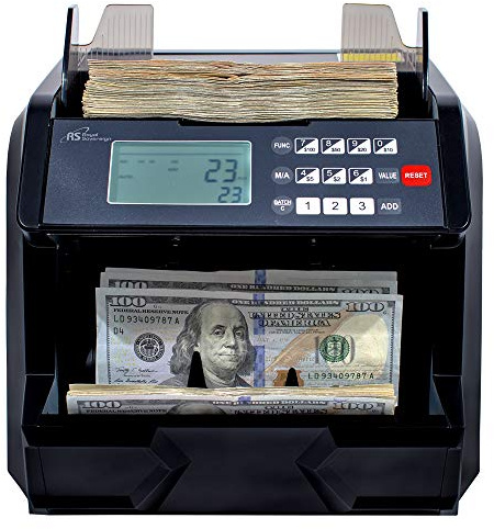 Royal Sovereign 1,500 Bills per Minute High Speed Money Counting Machine, with Add and Batch Mode, UV, MG, IR Counterfeit Bill Detector & Value Counting (RBC-EG100)