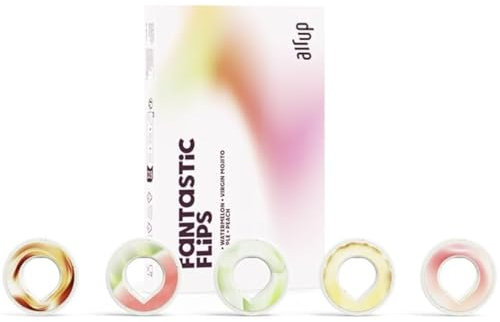 air up® Pods 5 Geschmacksrichtungen im Probier-Set Fantastic Flips | Duft-Pods für 25 Liter Wasser mit zuckerfreiem Geschmack Kola, Wassermelone, Virgin Mojito, Pfirsich, Ananas I für air up® Flaschen