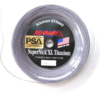 ASHAWAY Supernick XL TI Squash String Reel (360 ft)