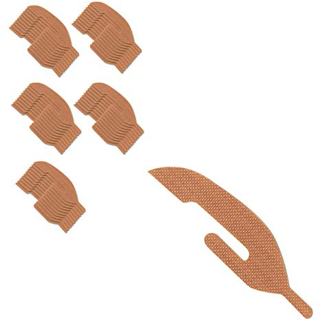 Gomake Bodyguard Vinyl Backing Cutter Knife PTFE-Coating Sticker, Pack of 50