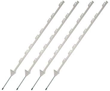 Fortis Electric Polyposts | 4ft | 10 Pack | Plastic Temporary Fencing