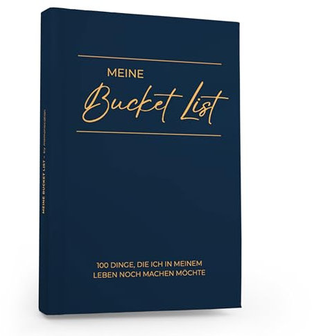 Bucket List zum Ausfüllen - Dein Erinnerungsbuch für die schönsten Momente in deinem Leben - Bucket List Buch mit Platz für 100 Buckets - Kreative Geschenke für Frauen & Männer