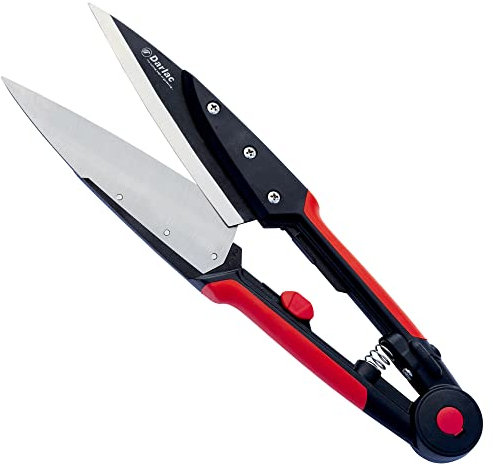 Darlac Expert Topiary Shear - Lightweight & Razor Sharp - Ultra-Smooth Cutting Action Ideal for Topiary Shaping, Dwarf Hedging, Trimming Heather, Herbs and Grass Edging - SK5 High Carbon Steel Blade