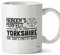Hippowarehouse Nobody's Perfect But I'm from Yorkshire and That's Pretty Close Printed Mug Cup Ceramic 10oz