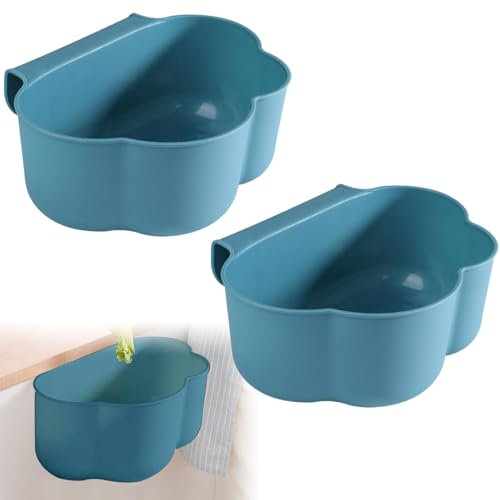 Cestino Umido 2 Pezzi, Contenitori Rifiuti Da Cucina Sospesi, Appendere