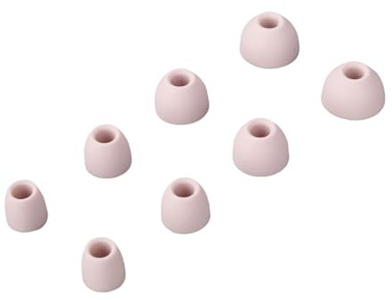 NIHENHAO Lot de 4 paires d'embouts de rechange pour écouteurs Rose