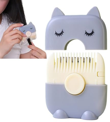 Pettine Rasaerba,Rifinitore Doppie Punte - 2 In 1 Per Doppie Punte E Frangia Ragazzi Adulti