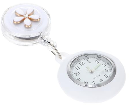 Uonlytech Montre Infirmière Légère avec Trotteuse Montre de Poche Portable pour Médecins et Étudiants Cadeau Pratique Femme pour Hôpital et Examens