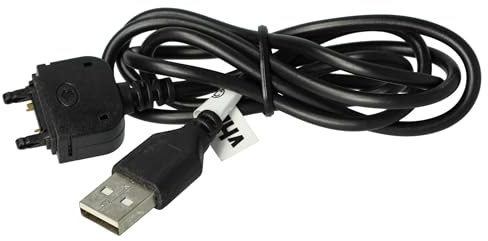 vhbw USB Datenkabel kompatibel mit Sony Ericsson K550i, K610i, K630i, K660i, K750i, K770i, K800i, K810i, K850i, M600i, P1i, P990i, R300 Handy schwarz