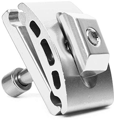 VOANZO Bike Seat Tube Head Single Nail Seat Pole Clamp Head Saddle Tube Joint Head Seat Tube Joint Repair Parts(Silver)