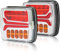 AGRISHOP LED Rückleuchten Anhänger Set 12/24V,2PCS LED Anhänger Heckleuchten Leuchten,Rücklicht Anhänger led PKW Wohnwagen Wasserdicht Anhängerbeleuchtung,led Dynamische Rückleuchten Anhänger E-Mark