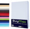 Buymax® Spannbettlaken 90x200cm Baumwolle 100% Spannbetttuch Bettlaken Jersey, Matratzenhöhe bis 25 cm, Farbe Weiß