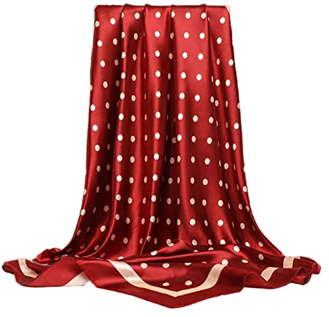 FAIRYGATE Silk Scarf for Women UK Satin Scarves Headscarf Woman Square Hair Head Ladies Scarfs for Silk Bandana Bandanas for Sleeping A2417