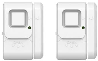 KYF - Lot de 2 x Mini alarme fenêtre/porte (Avec fonction carillon) KYF