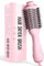 Lily England Hair Dryer Brush - Hot Air Brush with Adjustable Temperature for Hair Styling (Pink)
