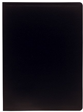 Exacompta - Ref 8561E - 1 OPAK dokumentmapp - 60 korniga antireflexfickor - 120 vyer - för A4-format - mått 24 x 32 cm - mjukt omslag i polypropen - färg svart