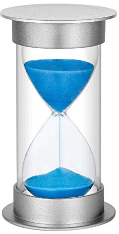 SuLiao 5 Minute Sand Timer, Plastic Hourglass Sand Clock Timers,Small Hour Glass Watch 5 Min, Colorful Sandglass Timer for Kids, Games, Classroom, Kitchen, Decor