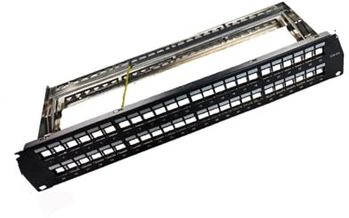2U 48 Ports FTP Patch Panel Frame Modular Blank Wallmount or Rackmount Blank Keystone Jack Patch Panel