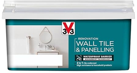 V33 Renovation Wall Tile & Panelling Paint Cotton 2L