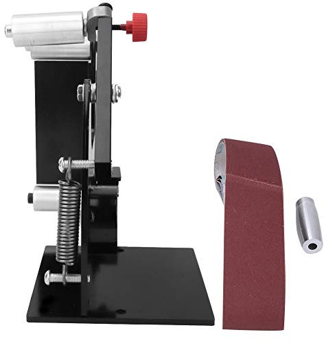 JORAsa Bandschleifer, 50 mm Breite Bandschleifer Aufsatzpolierer Schleifen Poliermaschine mit Adapter