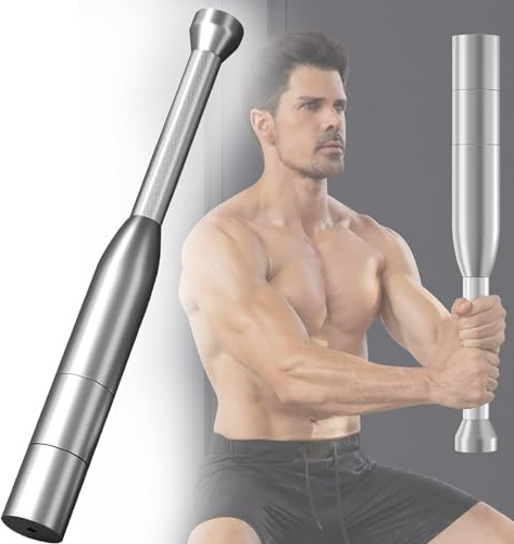 Adjustable Steel Indian Clubs Set for Training Heavy Duty Steel Club for Fitness Strength Training Workout 17lb 22lb 30lb Club for Full Body Workouts Rehabilitation Improves Grip-10KG