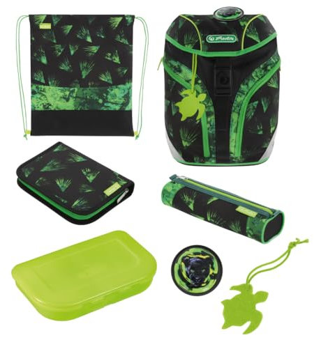 Herlitz Schulranzen SoftLight Plus Greenline Explorer