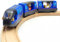 Battery Operated Train for Wooden Train Track Set Toys for Kids Age 3+, Magnetic Couplings City Vehicle with Figures