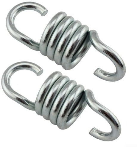 Perchas de muelles de acero resistentes para saco de boxeo, aplicaciones industriales (2 piezas)