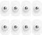 Self Adhesive Mini Caster Wheels – 8PCS 360° Swivel Appliance Rollers – Universal Sticky Appliance Sliders for Trash Can, Storage Box – Ball Casters for Kitchen & Small Furniture