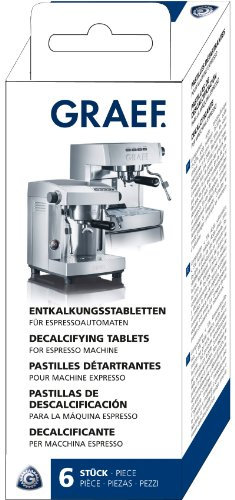 Graef 145618 Entkalkungstabletten für Siebträger, 6-er Set