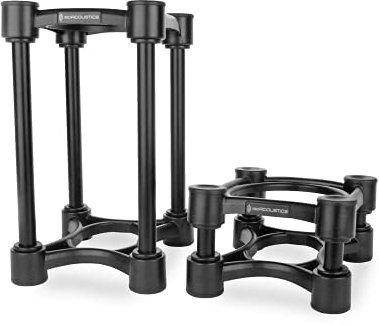 IsoAcoustics Iso-Stand Series Speaker Isolation Stands with Height & Tilt Adjustment: Iso-130 (13 x 15.2 cm) Pair
