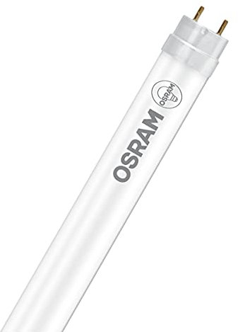 OSRAM LED Röhre Substitube Star mit G13 Sockel, mit integriertem Bewegungssensor, aus hochwertigem Glas, Länge: 0.6 Meter, Kaltweiß (4000K), 6.8W, Ersatz für klassische 18W-Leuchtstoffröhren, 8er-Pack