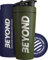 Beyond Shakers Insulated Metal Protein Shaker, Stainless Steel Supplement Bottle - BPA Free for Gym 735ml in Forest Green