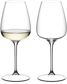 RIEDEL Weisswein/Champagnerglas/Spritz Drinks - Kristallglas - 550ml (voll) - 2er Set - 6424/05 - Grape At Spritzdrink Gläser, Spülmaschinenfest