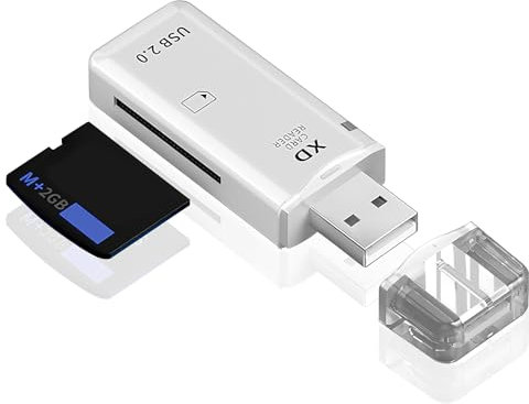 Gments Lettore di Schede XD USB per fotocamere Fuji e Olympus Adattatore Lettore XD Card Reader di Memoria per fotocamera USB 2.0 Fino a 480 MB Lettore Schede USB C Picture Facile da Leggere