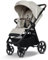 my junior® PLIA² | großer Komfortbuggy mit Luftkammerreifen, Einhand-Faltmechanismus, einstellbare Federung, XXL-Einkaufskorb & -Verdeck, Belüftung, inkl. Getränkehalter + Tragegurt (Desert Bloom)