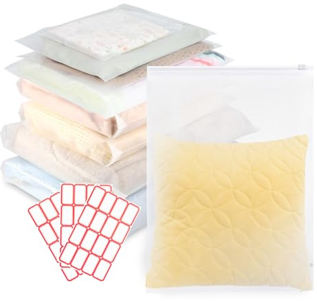 KINETOX 30 Sachets Plastiques Givrés Refermables 35×45 cm Sacs Zip Mat avec Fermeture Zippée Pochettes de Rangement Ziplock Bag pour Vêtements Produits Cosmétiques Chaussures et Bagages