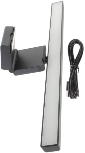 VILLCASE Lampada per Monitor Barra Luminosa Dimmerabile e Anti Luce Blu, Facile da Installare, senza Sfarfallio, Nero, per Desktop e Schermi Laptop