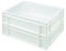 Bac plein Europe gerbable professionnelle 600 x 400 x 118 mm à contenance de 10L