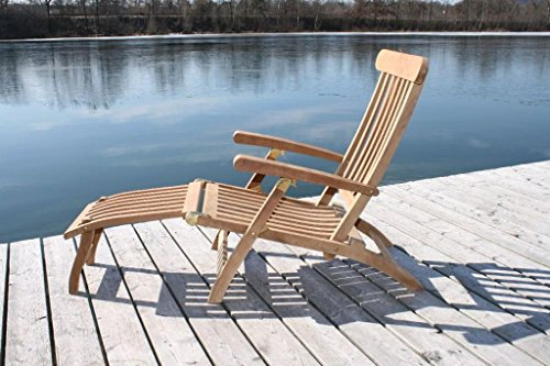 LINDER Deckchair Titanic Liegestuhl in Premium Teak