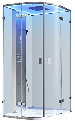 AWT Dampfdusche LD109F15 silber/100x100