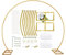 LANGXUN Kit Arco Di Palloncini, Metallo Rotondo Riutilizzabile Arco Di Palloncini Per Compleanno Matrimonio Baby Shower Decorazione 2.9M Oro