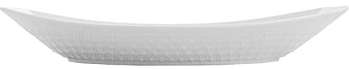 Quid Gastro Fuente Oval Porcelana 39,5x19x8cm Blanco