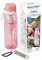 Pure Clear Filter Water Bottle - 769ml - Water Filter Bottle with Electro-Adsorptive Tech to Remove Viruses, Bacteria, Parasites & More - Filtered Water Bottle For Travelling, Gym & Outdoors - Pink