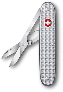 Victorinox Taschenwerkzeug mit Präzisionsschere Companion X Alox, Single-Function Tool, Kompakt, Leicht, Swiss Made, Silber