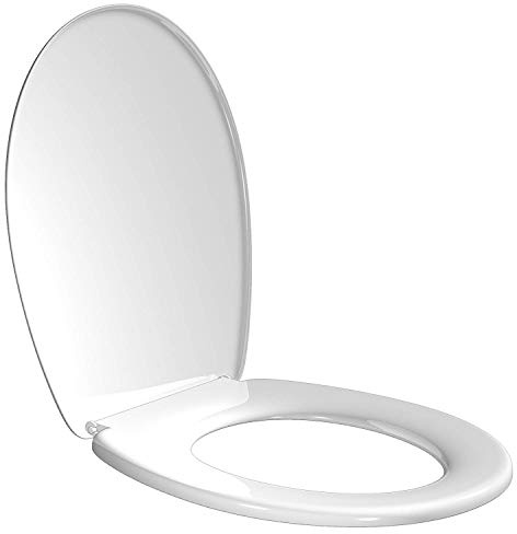 FORNOR 229372 Abattant WC blanc 45,4 x 36,5 cm