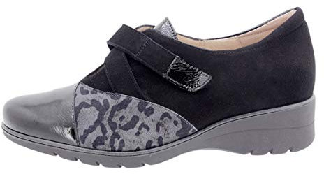 PieSanto - 205956 Kardborreband Sko Päls Svart för: Kvinna, Svart 24890, 37 EU/bred