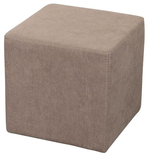Staboos Sitzwürfel 42cm - Hochwertiger Sitzhocker Pflegeleichter Pouf Hocker - Sitzpouf mit nur 4kg - Sitzcube als perfekte Sitzgelegenheit (Coral_25)